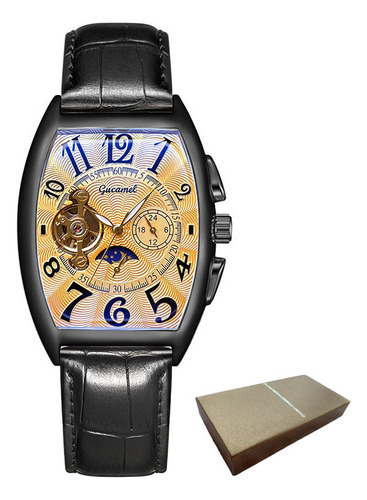 Reloj Mecánico Tourbillon Automati De Gucamel