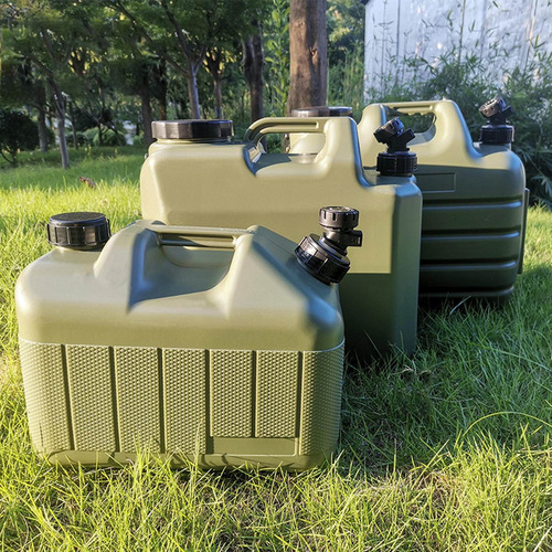 Contenedor De Agua De Plástico De 25 Litros Con Grifo,