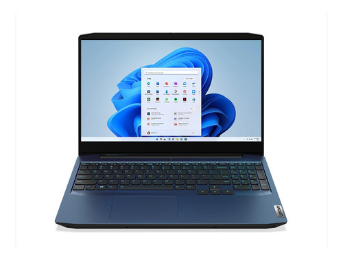 Imagem 1 de 4 de Notebook gamer Lenovo IdeaPad Gaming 3i chameleon blue 15.6", Intel Core i5 10300H  8GB de RAM 256GB SSD, NVIDIA GeForce GTX 1650 1920x1080px Linux