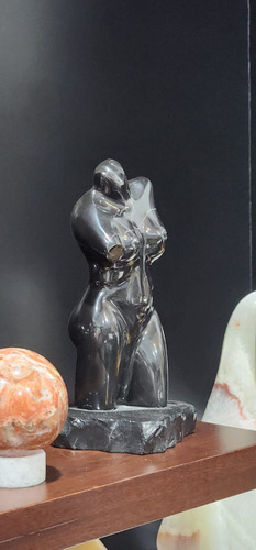 Escultura Marmol Dorso Mujer Desnuda Simil Venus De Milo