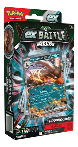 Pokemon Cartas Houndoom Ex Battle Deck