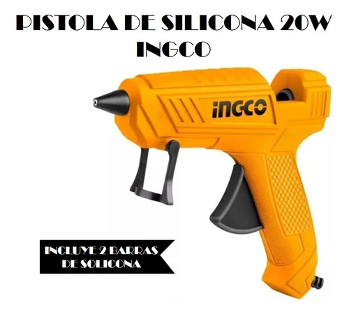 Pistola De Silicona 20w - Ingco