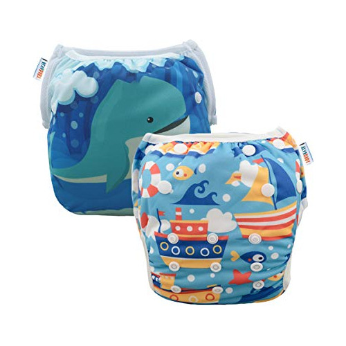 Alvababy 2pcs Paales De Natacion Reutilizables Ajustables