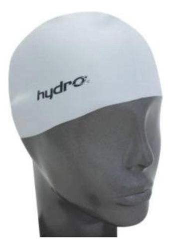 Gorra Silicona Natacion Hydro Pileta Gorro Latex Full Color Plateado Diseño De La Tela Liso Tamaño Adulto