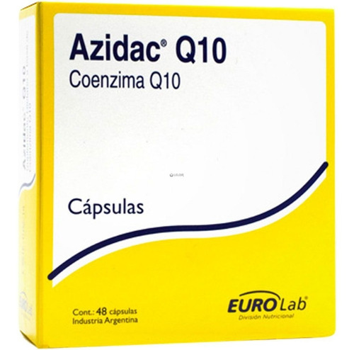 Suplemento Dietario Azidac Q10 Con Coenzima Q10 Eurolab