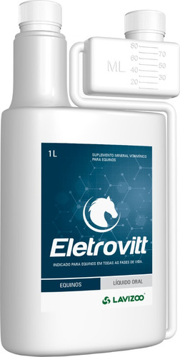 Eletrovitt 1l Lavizoo - Vitamina B Eletrolítico Para Equinos