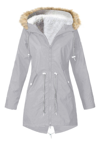 Lluvia Para Mujer, Sólida, Cálida, Gruesa, Para Exteriores,