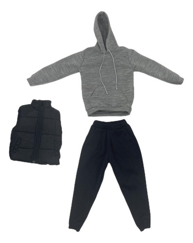 3 Ropa Masculina A Escala 1:6 Hecha A Mano Para Accesorios