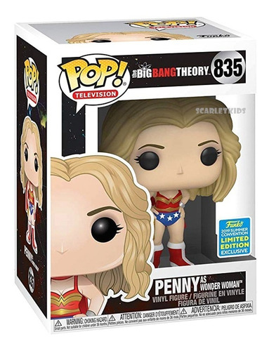 Funko Pop The Big Bang Theory 835 Penny Wonder Woman Exclusi