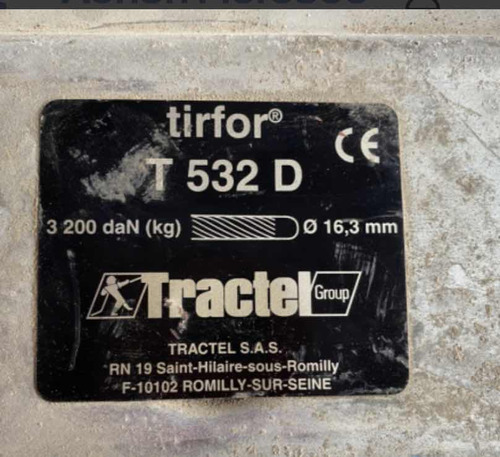 Aparejo Malacate Tira Cable Tirfor T532d Envíos Al País