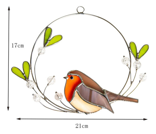 Nuevo Adorno De Pájaro Colorido, Ventana, Decoración