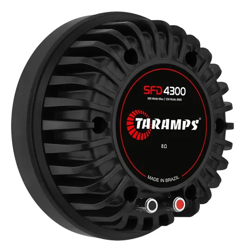 Driver Fenólico Taramps SFD 4300 de 150W RMS para Som Automotivo