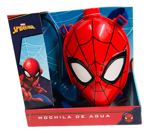 Pistola Lanza Agua Con Mochila Spiderman Ar1 8542 Ellobo