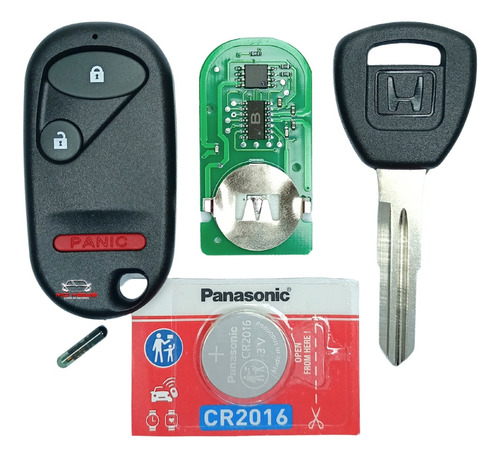 Control Alarma Llave Con Chip Honda Civic 2001 2002 Kit