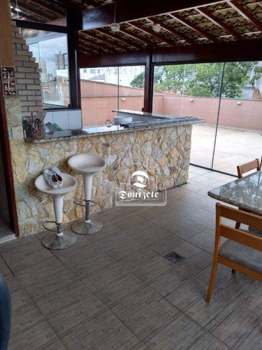 Cobertura Com 3 Dormitórios À Venda, 232 M² Por R$ 700.000,00 - Utinga - Santo André/sp - Co0028