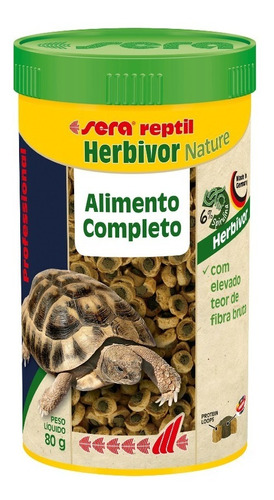 Ração Sera Reptil Professional Herbivor Nature 80g
