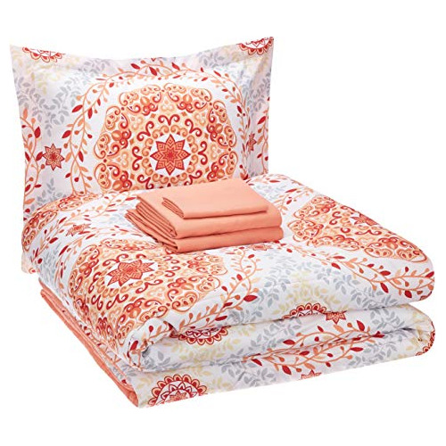  Basics De 5 Piezas Liviana Microfibra Bed-in-a-bag Comforte