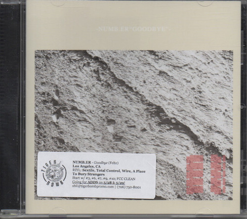 Cd Goodbye (numb.er) Estándar