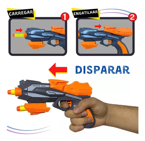 Lanca Dardos Tipo Nerf Arminha De Brinquedo - Envio Imediato