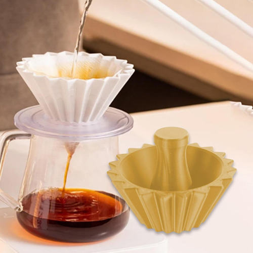 Herramienta De Prensa De Papel De, Taza De Filtro Amarillo