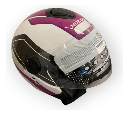 Capacete Honda Hnj 2018 Branco/magenta Original Honda