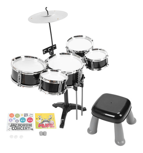 Toddler Jazz Drum Kit, Juego De Juguetes Para Niños, Batería