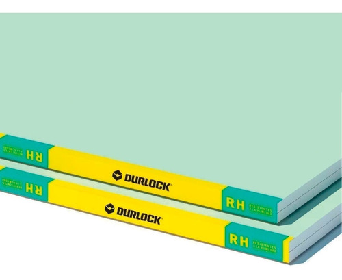 Placa Durlock Verde Rh 12,5mm (2,40m X 1,20m) Antihumedad