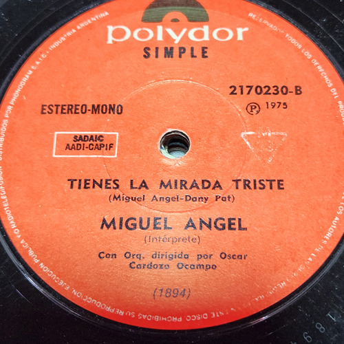 Simple Miguel Angel O Cardozo Ocampo Orq Polydor C6