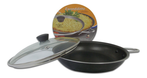 Panela P/ Escondidinho 22cm Com Tampa De Vidro Dona Chefa