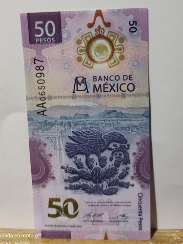 Billete De $50 Serie Doble Aa