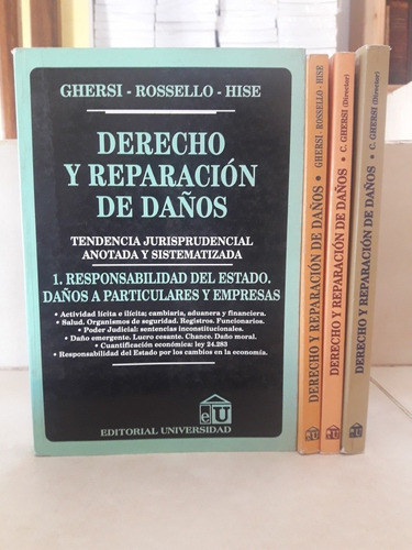 Derecho Y Reparación De Daños. 4 Vols. Ghersi (dir)