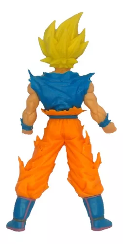 Boneco Colecionável - Goku Super Sayajin batalha contra Freeza