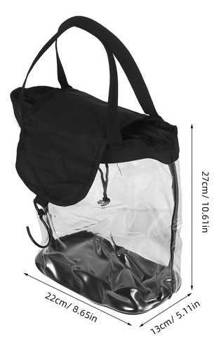 Neceser Transparente Con Gancho: Maquillaje Transparente Imp