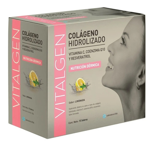 Colágeno Vitalgen Hidrolizado + Q10 Resveratrol + Vit C 15 U