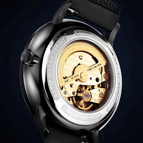 Sollen Reloj Automático Minimalista Skeleton Para Hombre