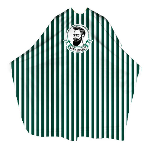 Capa Para Corte Profissional Barbearia Personalizada Verde