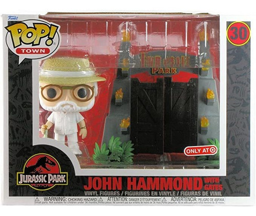 Funko Pop! Town #30 Jurassic Park John Hammond With Gates, .