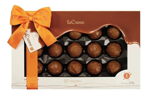 Caixa Chocolate Presente Lacreme Cacau Show Trufas 225g