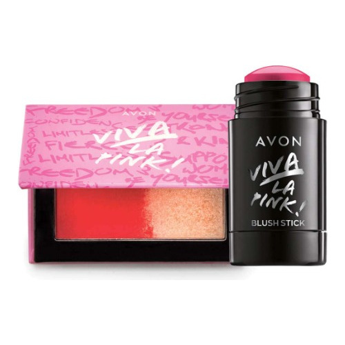 Avon Set X 2 Viva La Pink! Rubor + Iluminador