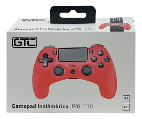 Imagen 4 de 4 de Joystick Gamepad Inalámbrico Gtc Jpg-030 Color Rojo