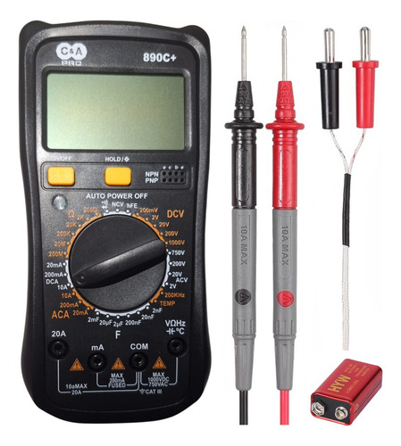Multimetro Digital Profesional C&a 170046
