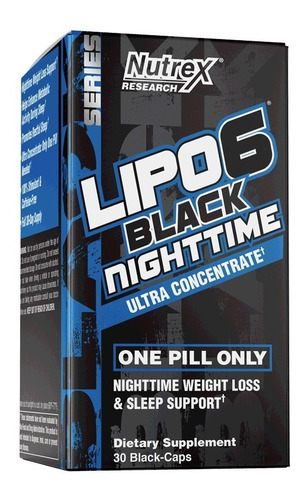 Lipo 6 Black Nightime Nutrex Ultra Concentrado Sleep Support