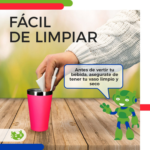 Mini Vaso Para Camping Acero Inoxidable Doble Pared 140 Ml