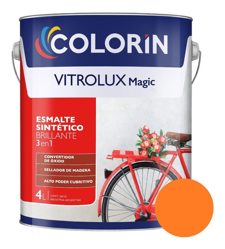 Vitrolux Esmalte Sintetico 3 En 1 Grupo1 4lts Colorin Iacono