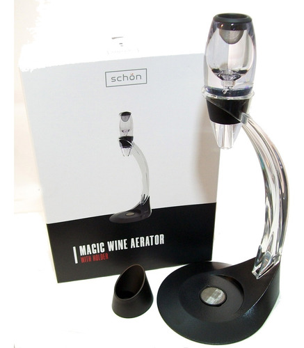 Aireador Oxigenador Para Vino Decanter Base Porta Copa 