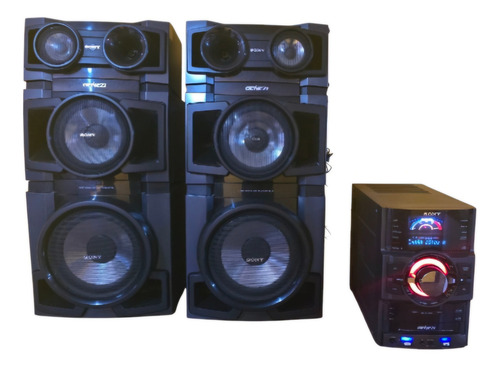 Sistema De Componente Marca Sony Genezi Negro 15100 W