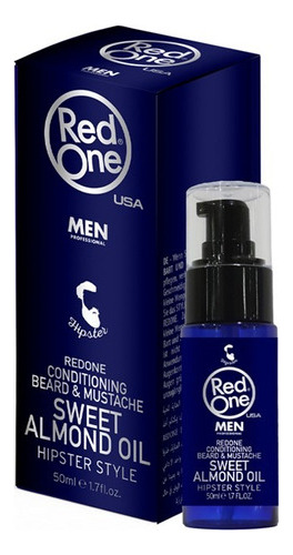 Aceite Barba Red One Sweet Almond Oil 50 Ml Fragancia Lavanda