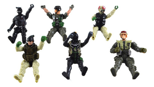 6 Peças Mini Articulado Homens Com Modelo Conjunto De