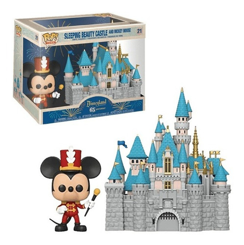 Funko Pop Castillo De La Bella Durmiente Y Mickey Mouse