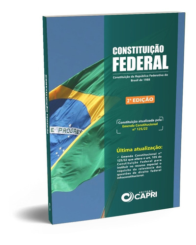 Livro Constituição Federal Do Brasil - Edição Atualizada
